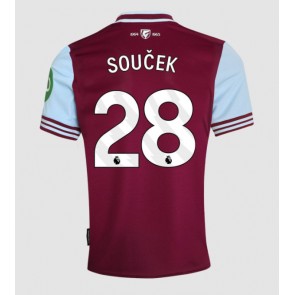 West Ham United Tomas Soucek #28 Hemmatröja 2024-25 Kortärmad